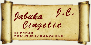 Jabuka Čingelić vizit kartica